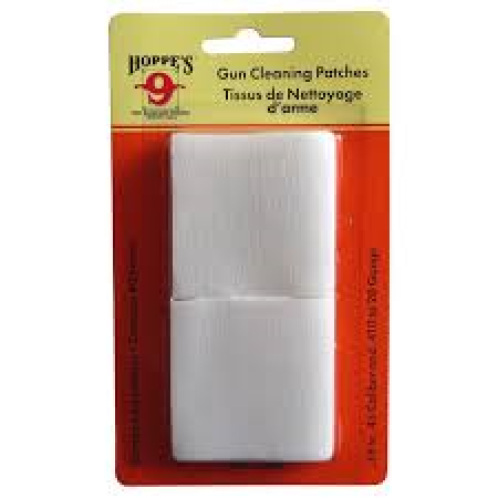 Hoppe's Gun Cleaning Patches .38, .45, .410, 20G 40 Pack